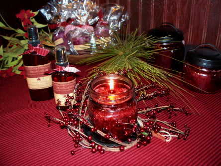 Cranberry Candle Ring