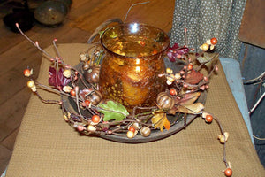 Fall Twig Wreath/Candle Ring
