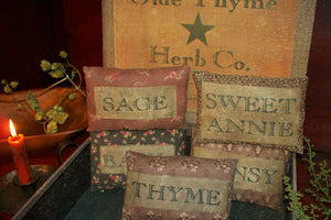 Primitive Fabric Herb Box