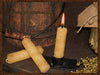 Beeswax Candle Stubs